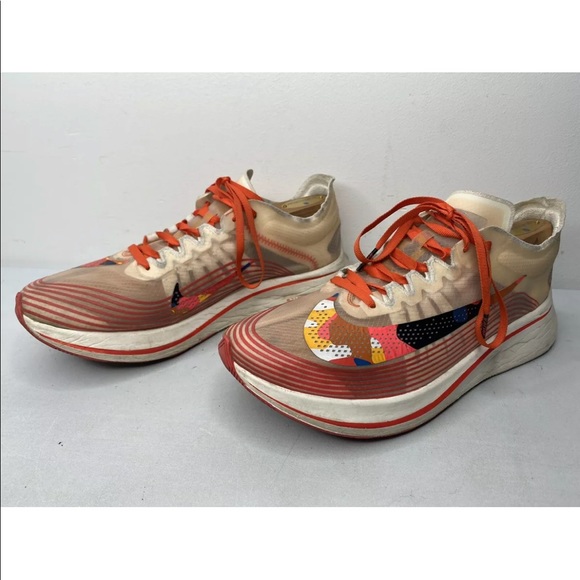 Nike Zoom Fly SP Camo Mismatch Mens Sz 9.5 AV8074-800 Nike. - Picture 1 of 9